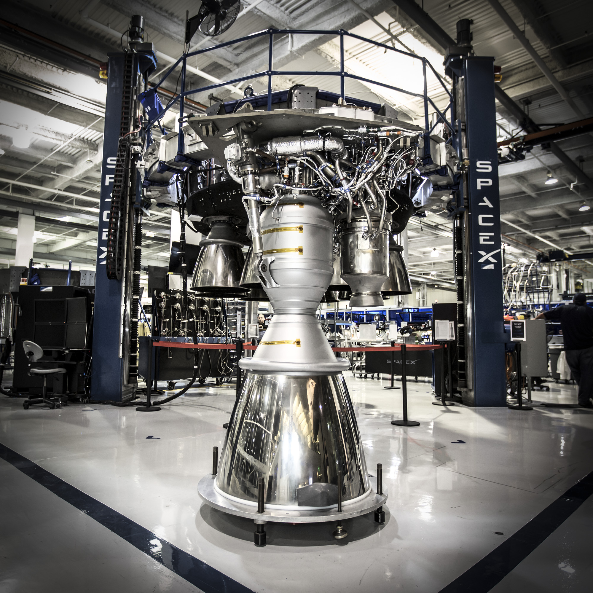Silnik Merlin 1D (Źródło: SpaceX)