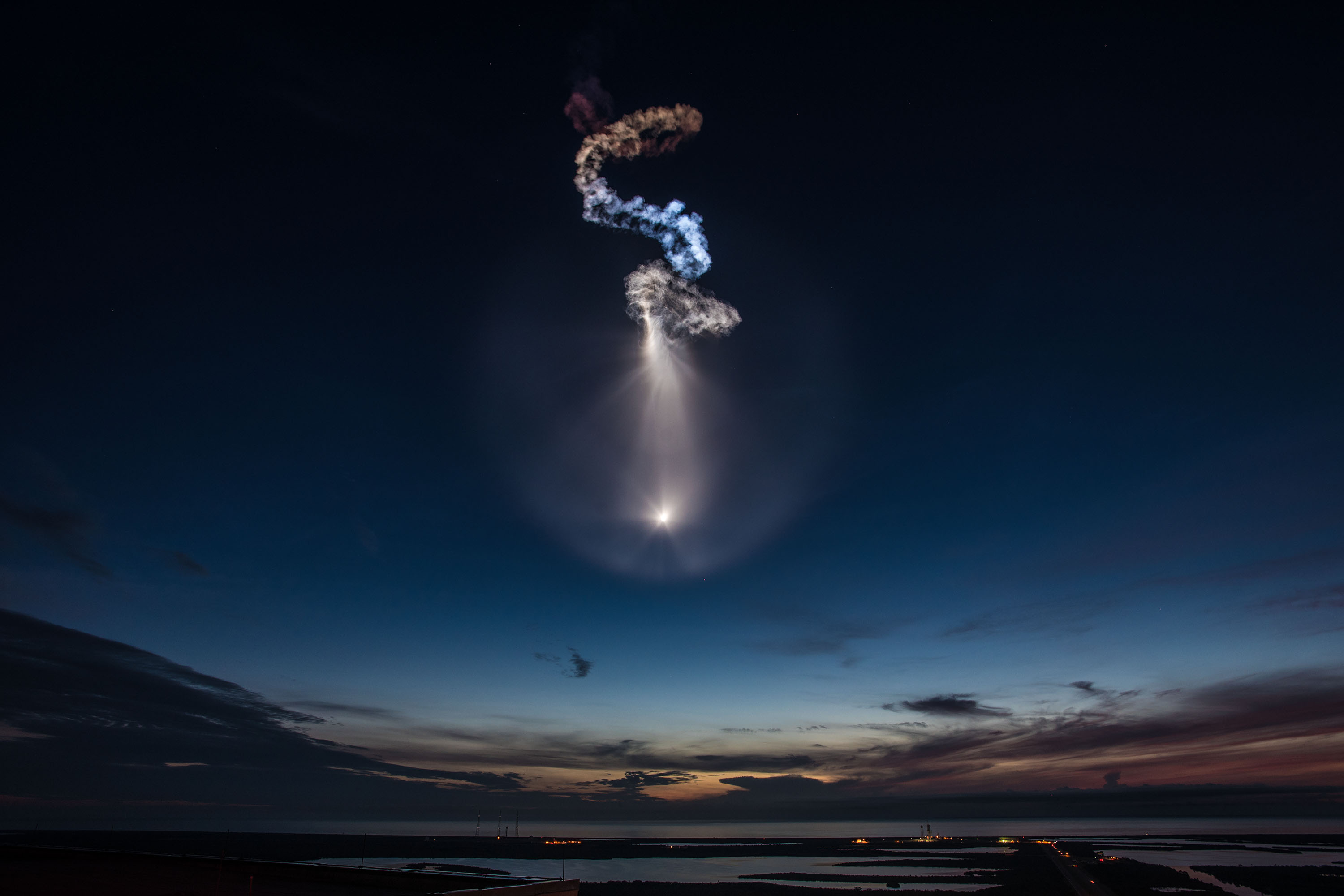 Start rakiety Falcon 9 z misją CRS-15 (Źródło: SpaceX)