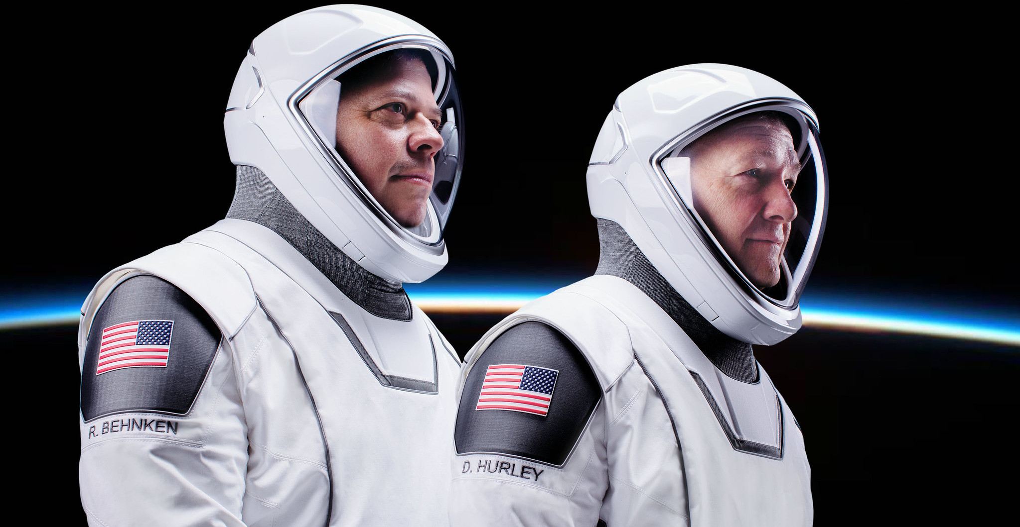 Astronauci NASA Robert Behnken i Douglas Hurley, mający wziąć udział w misji Crew Demo-2 (Źródło: NASA)
