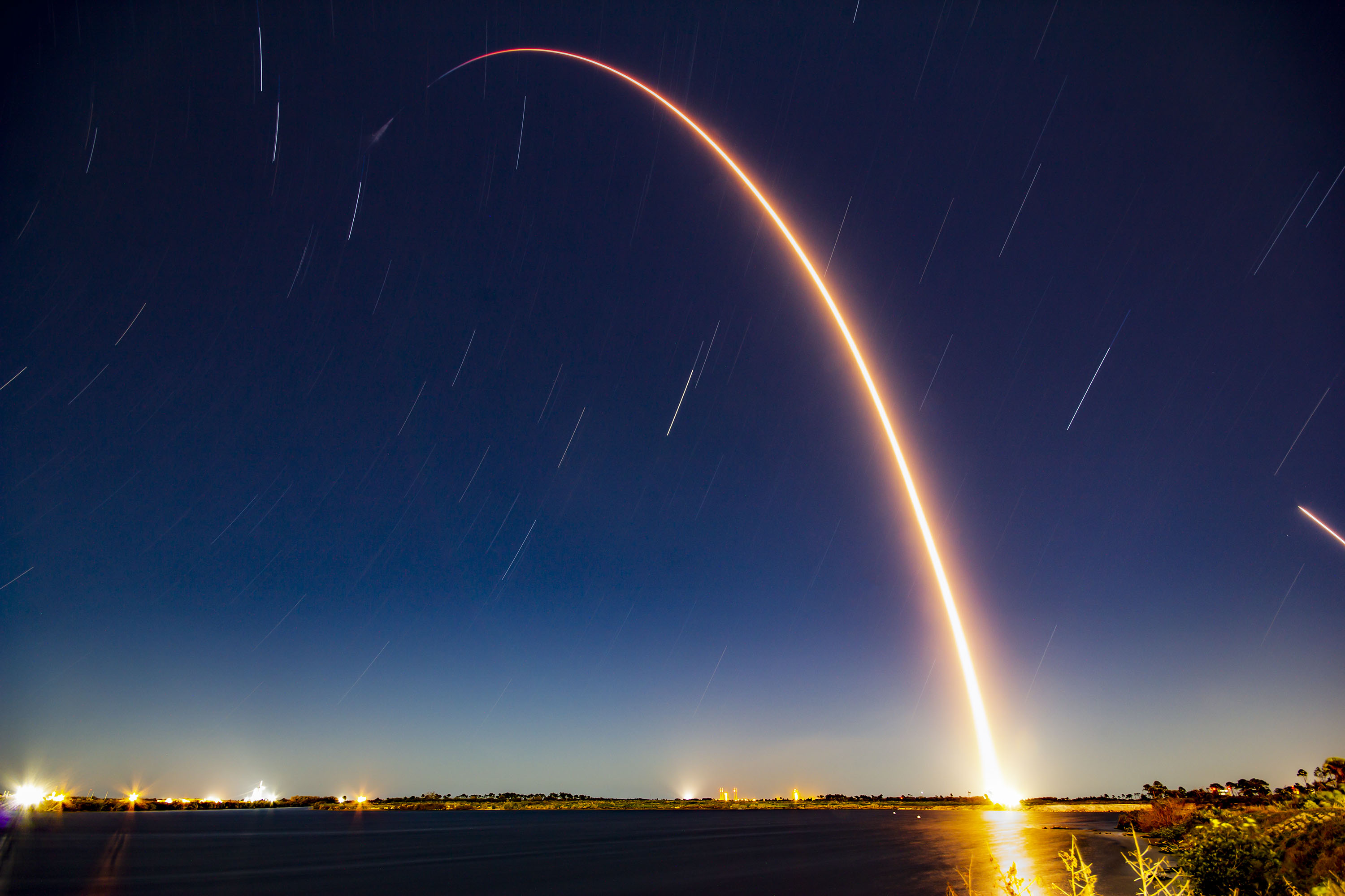 Start rakiety Falcon 9 z misją CRS-20 (Źródło: SpaceX)