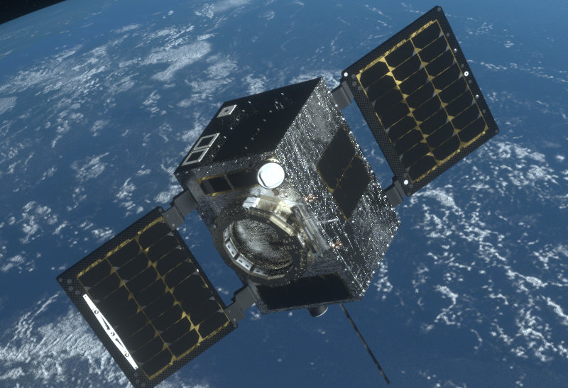 Satelita firmy HawkEye 360 (Źródło: HawkEye 360)