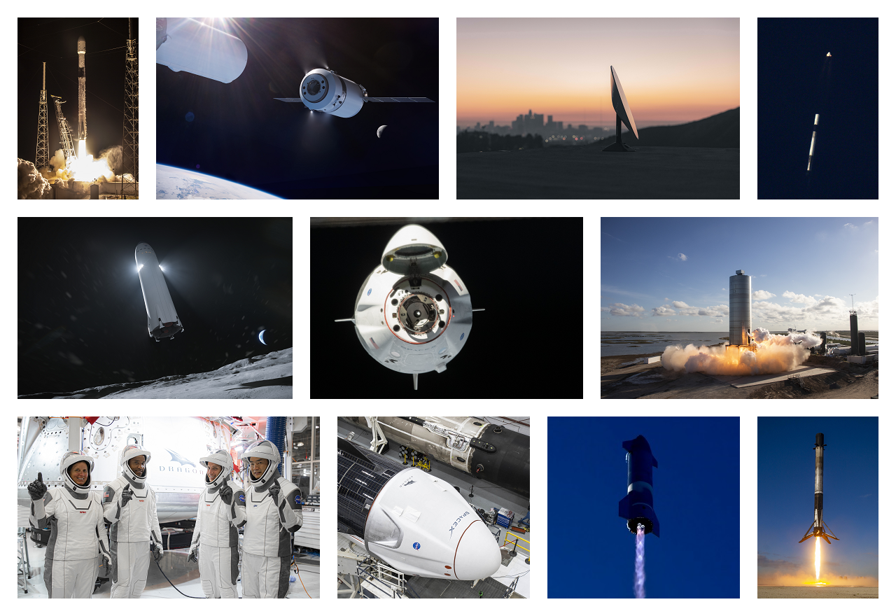 Rok 2020 w wykonaniu SpaceX (Źródła: SpaceX, NASA)