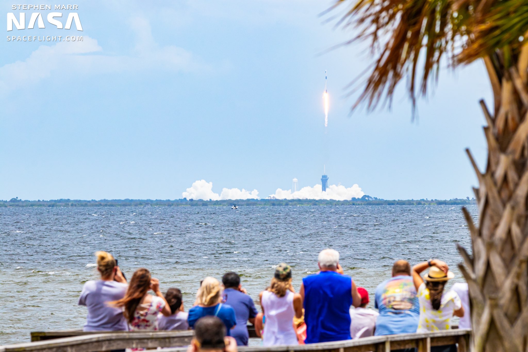 Start rakiety Falcon 9 z misją CRS-22 (Źródło: Stephen Marr dla NSF, NASASpaceFlight.com)