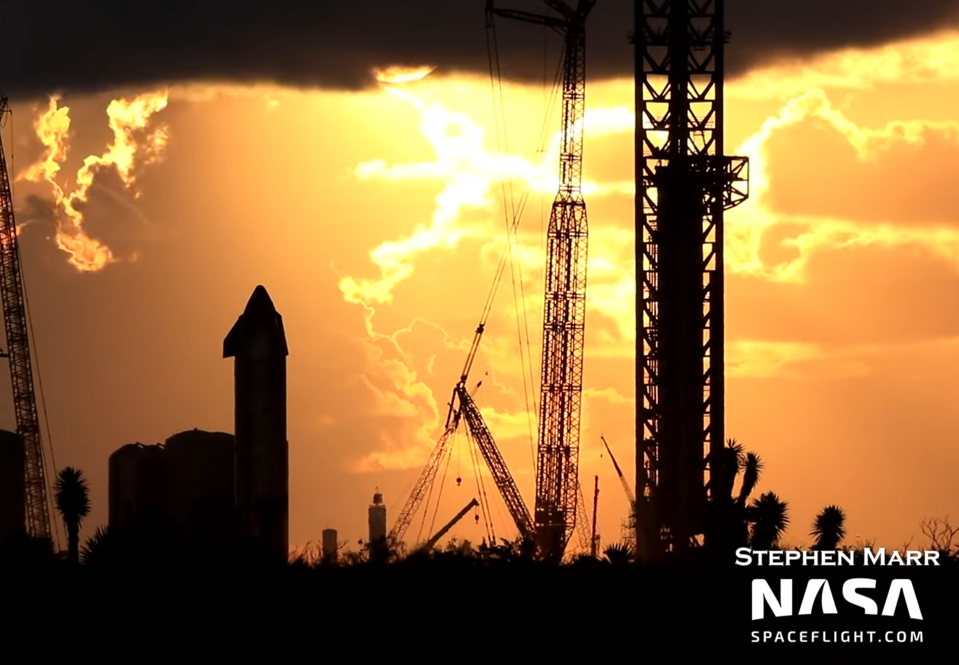 Ośrodek SpaceX w Boca Chica w Teksasie (Źródło: Stephen Marr dla NSF, NASASpaceFlight.com)