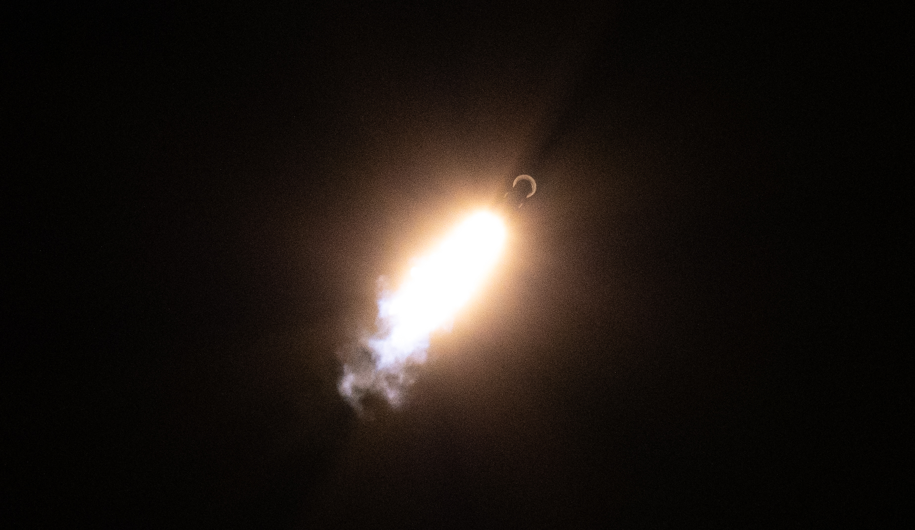 Start rakiety Falcon 9 z misją IXPE (Źródło: NASA/Joel Kowsky)