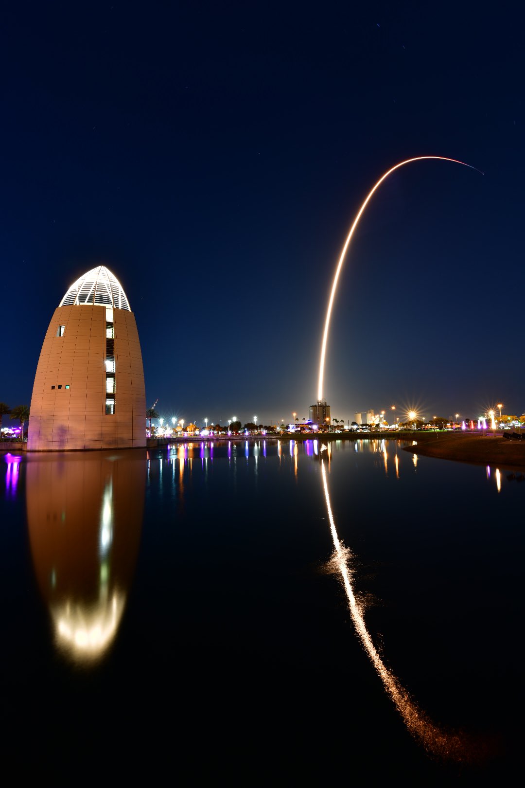 Start rakiety Falcon 9 z misją Starlink Group 4-3 (Źródło: Marek Cyzio, florydziak.com)