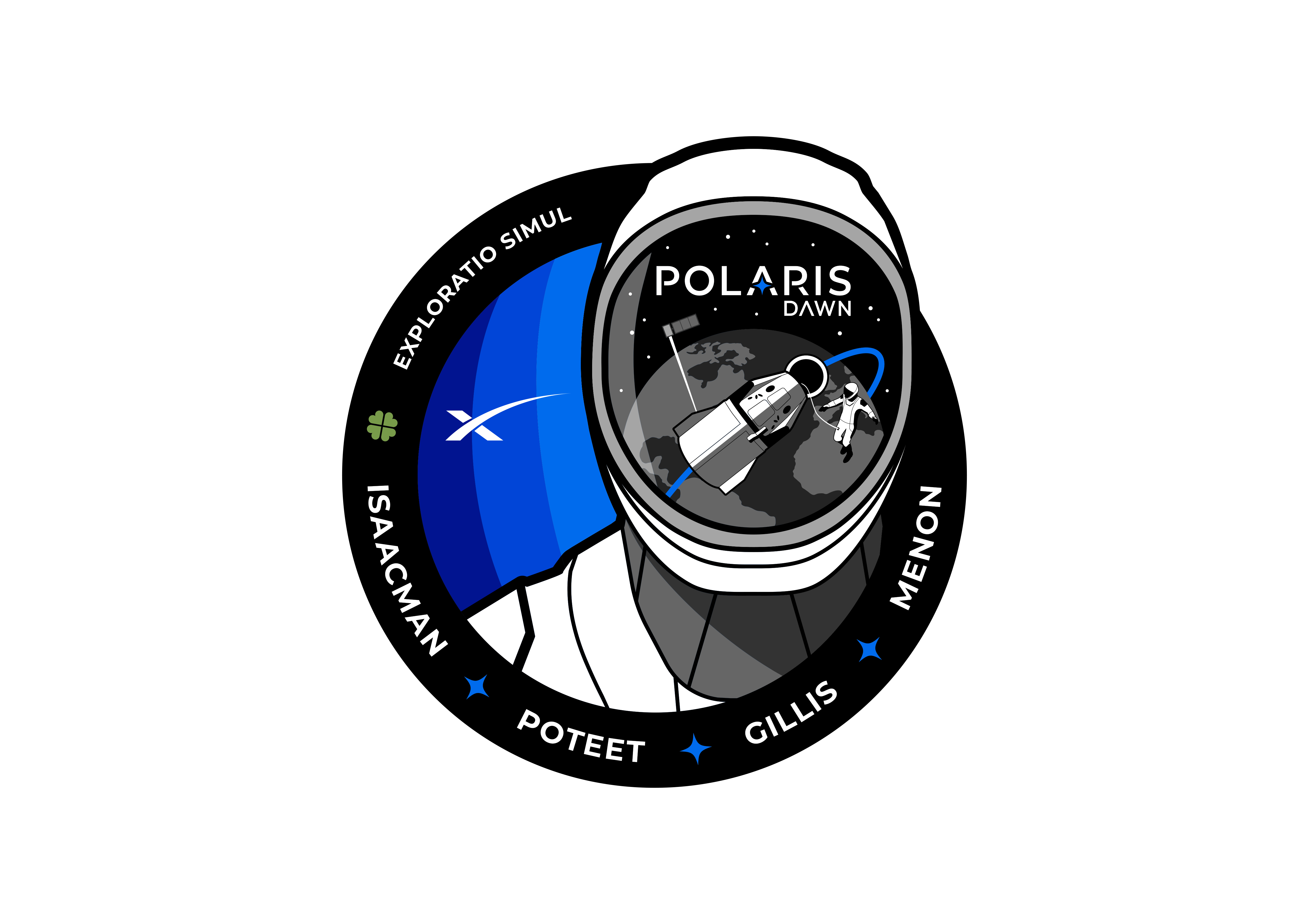 Logo misji Polaris Dawn (Źródło: Polaris)