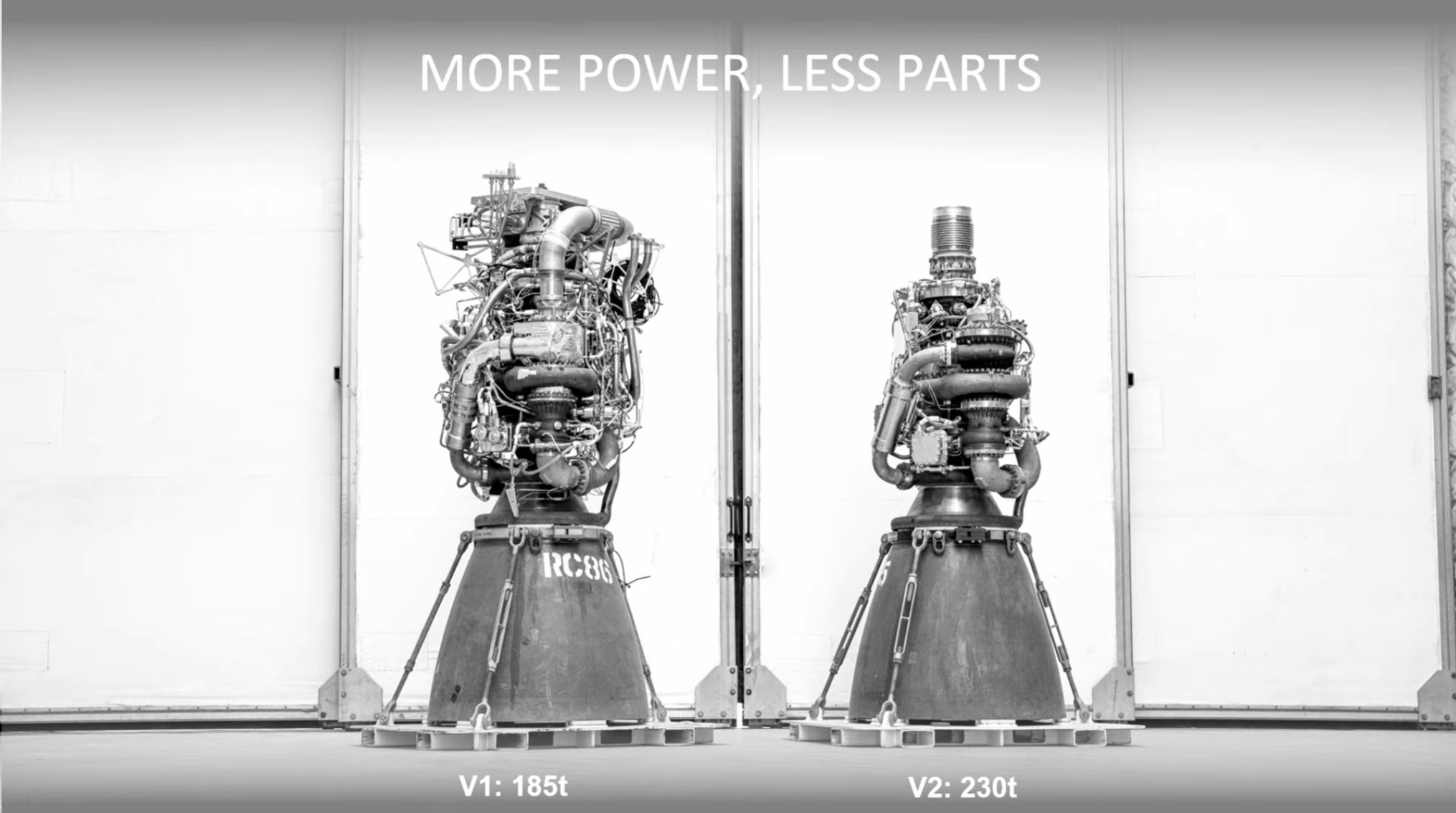 Porównanie wersji silnika Raptor (Źródło: SpaceX)