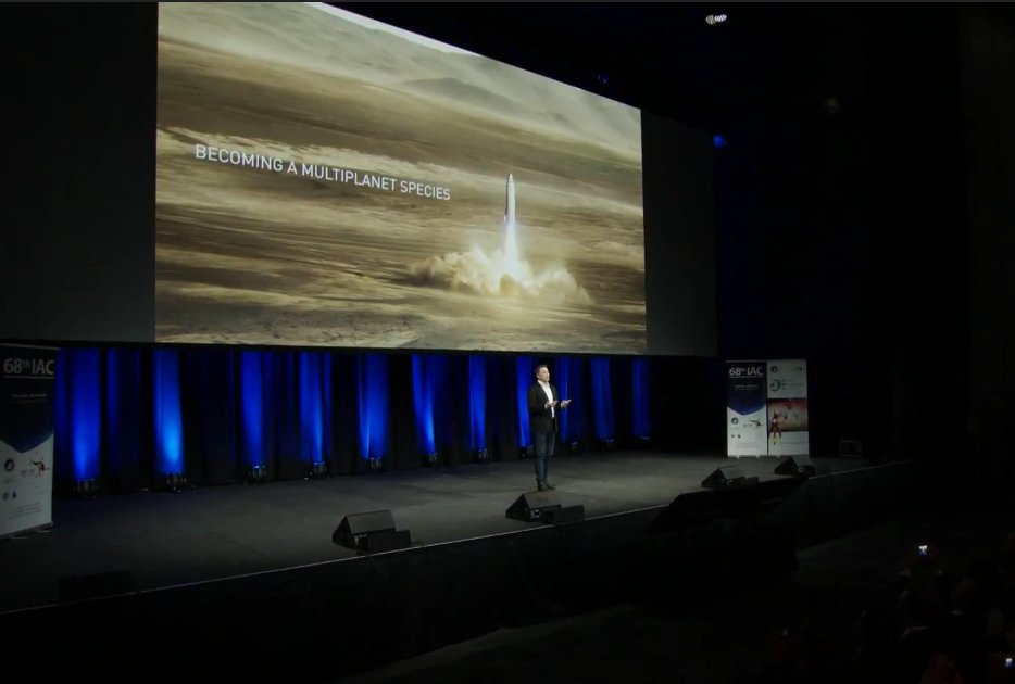 „Uczynienie życia multiplanetarnym” – prezentacja Elona Muska na IAC 2017